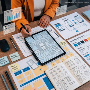 บริการออกแบบแอป UI UX สำหรับแพลตฟอร์มดิจิทัลมือถือ พร้อมเลย์เอาต์ที่ใช้งานง่ายและโซลูชันประสบการณ์ผู้ใช้ที่น่าสนใจ - Product Image 2