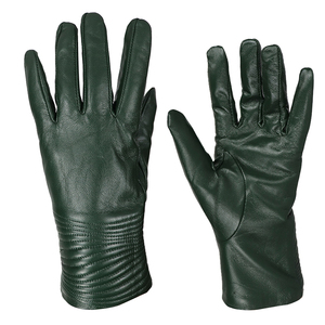 Gants d'hiver en cuir véritable et laine, protection double paume, pour activités extérieures - Product Image 1