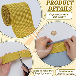 Fabrication pakistanaise de tresses et dentelles en fil de broderie de nouvelle conception, tresses et dentelles en fil de broderie sur mesure - Product Image 3