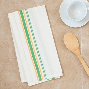 Serviette de cuisine carrée imprimée en coton 100% tissé, écologique, lavable en machine - Product Image 1