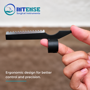 Maquinilla de Afeitar Profesional con Agarre para Dedos, Herramienta de Precisión para Depilación y Afeitado de Piel, Instrumentos Quirúrgicos Intensivos para Uso en Salón - Product Image 1
