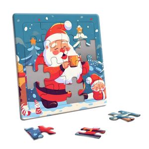 16 pièces jouet éducatif puzzle avec plateau de cadre pour 2 à 4 ans - Product Image 3