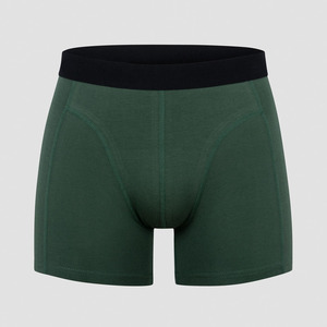 กางเกงบ็อกเซอร์ชายผ้าฝ้ายผสมอีลาสเทนอย่างดี ขายส่งราคาถูก สวมใส่สบาย คลาสสิก รับสกรีนโลโก้ กางเกงบ็อกเซอร์เด็กชาย ระบายอากาศได้ดี - Product Image 3