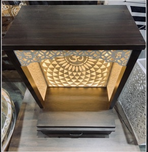 Marble Look Wooden Carved Modern Temples Customized Handmade Solid Wood <b>Mandirs</b> For Pooja Room Buy Teak Wood Pooja Mandir Sale - Product Image 4
