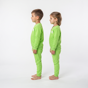 High Quality Active Children Cotton Fleece Sweatsuit Hooded Tracksuit <b>Jogger</b> Outfit Custom Logo For Kids Unisex - Product Image 3