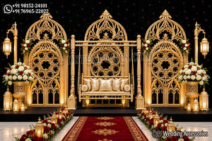 Latest Design Wedding Back Wall <b>Frames</b> Panels Wedding Stage Grand <b>Backdrop</b> Panels <b>Frames</b> Wedding Stage <b>Backdrop</b> Fiber Panels UK - Product Image 2