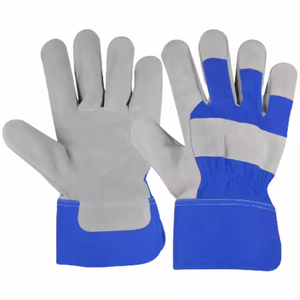 Best <b>Performance</b> Canadian Rigger Construction Cowhide Split Leather Safety Gloves Abrasion Resistant Personal <b>Protective</b> Gloves - Product Image 2