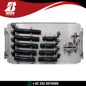 Conjunto de Instrumentos de Acero Inoxidable para Cirugía Ortopédica, Sistema Tubular Retráctil para Cirugía Mínimamente Invasiva de Columna Vertebral - Product Image 2