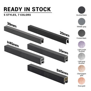 Chuanlan Terrace Deck <span class=keywords><strong>Balustrade</strong></span> en <span class=keywords><strong>verre</strong></span> sans cadre Main courante intérieure et extérieure à canal en U pour escaliers et balcon Design moderne - Product Image 4