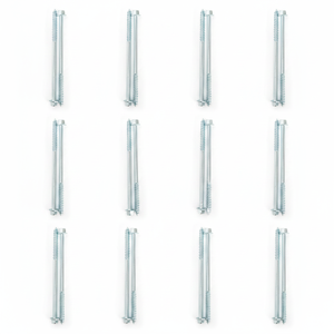 Vis à tête hexagonale en acier au carbone zingué classe 4.8 6.8, filetage partiel, M6-M12, métrique/pouce, modèle PDC 13 pour bois - Product Image 1