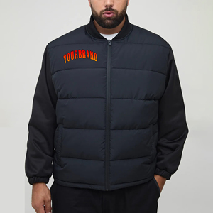 Chaqueta de Plumón de Diseño Personalizado, Chaqueta de Invierno a Prueba de Viento, Chaqueta Acolchada de Poliéster para Hombre, Ropa de Invierno, Chaqueta Burbuja - Product Image 1