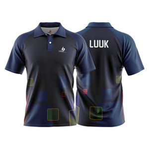 Camisetas Polo de Manga Corta para Hombre, Diseño de Lujo Personalizado, Impresas, de Primera Calidad, Cosidas, para Uso Casual, Fabricante OEM ODM - Product Image 6