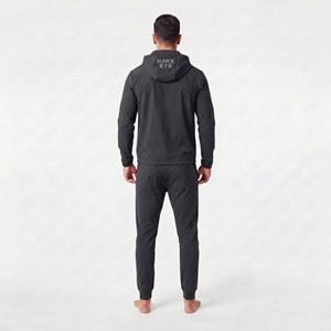 Men's Nylon Polyester Tracksuit Set Full Zip Hoodie Hooded <b>Jacket</b> Jogger Pants Custom <b>Reflective</b> Logo Athletic Sportswear - Product Image 6
