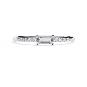 Loista Jewels IGI Certified CVD Lab Grown Radiant Cut Diamond Gold Plated 18kt Luxury Engagement <b>Ring</b> <b>for</b> Women & <b>Men</b> - Product Image 1