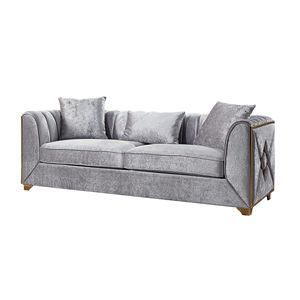Velencia 2 pezzi Set da salotto in argento moderno - Product Image 4