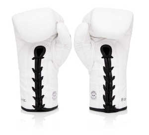 ถุงมือชกมวย FAIRTEX สีขาว น้ำหนักเบา ระบายอากาศได้ดี ปรับขนาดได้ แบบติดตีนตุ๊กแก สำหรับฝึกซ้อม สำหรับผู้ใหญ่ - Product Image 4