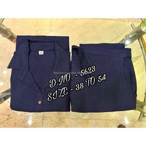 Algodón pesado Slub/Cotton Flex Khadi Cordset de tela de la mejor calidad Camisa de longitud corta 29 "Botones de madera L Fabzone Fzr1fz - Product Image 6