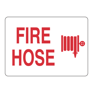 Brady Fire <b>Hose</b> Sign-High-Visibility <b>Wall</b>-<b>Mount</b> Safety Sign <b>for</b> Indoor & Outdoor Use - Product Image 3