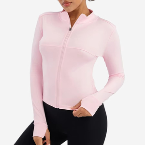 Camisa moderna informal de manga larga con cremallera frontal, proveedor mayorista de prendas de moda, camisa de moda con cremallera completa para mujer - Product Image 2