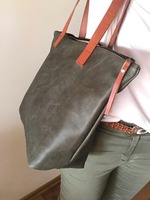 Sac fourre-tout pour femme en cuir véritable entièrement fait main - Facile à transporter, personnalisable, qualité supérieure, directement de l'usine, style classique