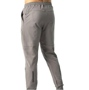 Men's Gray Woolen Straight Vintage Eco-Friendly Sweatpants Elastic Waist Drawstring Casual <b>Joggers</b> Side Pockets Midweight Autumn - Product Image 3