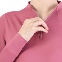 Chemise de base pour l'équitation pour femme, manches longues, séchage rapide, respirante, légère, OEM, tendance et à prix abordable