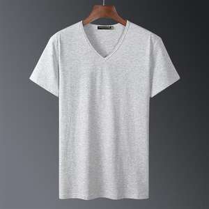 Camiseta de Hombre con Logotipo Personalizado a Precio Económico, 100% Algodón, Tejido de Punto, Casual, Manga Corta, Cuello Redondo, Patrón de Letras - Product Image 6