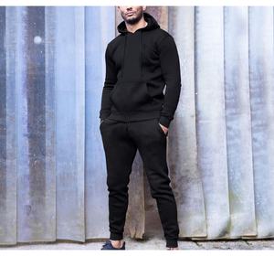 Ensemble de survêtement en molleton épais pour homme, Sweat-shirt, personnalisé, printemps, hiver - Product Image 1