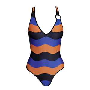 Traje Deportivo de Una Pieza para Mujer, Ligero, Ecológico, con Estampado por Sublimación, Control de Abdomen, Secado Rápido - Product Image 5