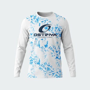 Camiseta de Fútbol de Manga Larga con Estampado por Transferencia de Calor, Cuello Redondo, Secado Rápido, Transpirable, Sublimación Completa, para Adultos - Product Image 3