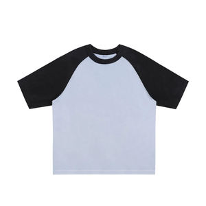 เสื้อยืดลำลองผู้ชายคุณภาพสูง ผ้าฝ้ายแท้ 100% น้ำหนัก 300 กรัม ทรงหลวม ไหล่ตก แขนปกติ ระบายอากาศได้ดี แบบสั่งทำพิเศษ - Product Image 3