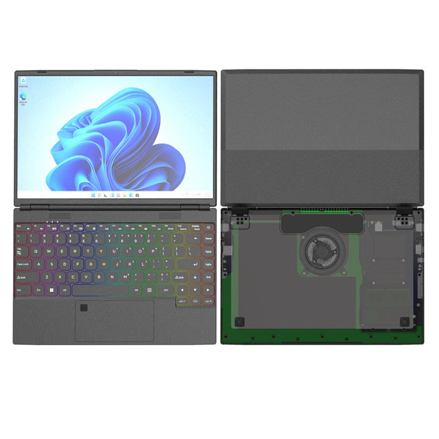 Customized Logo Intel N95 Cores 4 Threads 3.4Ghz 32Gb Ram 2Tb Ssd Win11 Pro 14Inch Portable Ultra Thin Gaming Laptop
