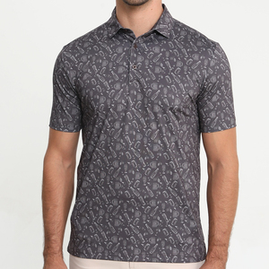Super 2026 – Nouveau Polo de Golf pour Homme en Polyester Spandex Haute Qualité, Anti-Transpiration, Séchage Rapide, Impression par Sublimation, Faible MOQ - Product Image 3