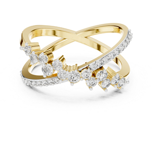 แหวนเพชรทรงกลมทองคำขาว 14K สำหรับผู้หญิง |   แหวนแต่งงาน |   เพชรที่เพิ่งเพาะเลี้ยง - Product Image 6