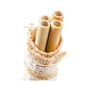 หลอดดูดน้ำไม้ไผ่ธรรมชาติราคาถูก 500 ชิ้น ขนาด 200 มม. รับผลิตตามแบบ พร้อมโลโก้ OEM/ODM ยี่ห้อ Phoebe รุ่นรักษ์โลก ใช้แล้วทิ้ง - Product Image 6