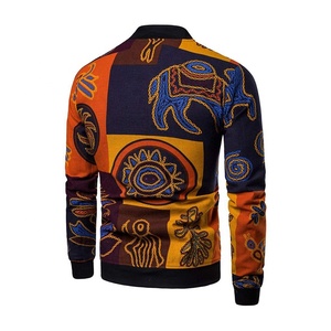 Chaqueta universitaria de algodón con logotipo personalizado bordado para hombre y mujer, Chaqueta larga de béisbol con letras universitarias para Primavera, Otoño e Invierno - Product Image 6