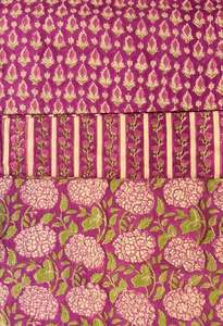 Tissu imprimé à la main de haute qualité pour vêtements de luxe, matériau textile 100% coton - Product Image 2