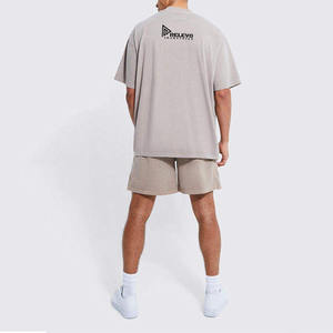 Camiseta Lisa Extra Grande 100% Algodón Jersey para Hombre, Camiseta para Impresión, Máquina de Impresión de Camisetas, Camiseta Masculina de Alta Calidad - Product Image 3