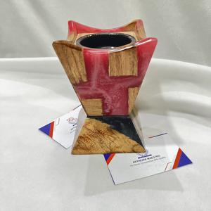 Difusor de Incienso Mubkhar Árabe de Diseño Único con Patrón Floral, Hecho a Mano en India - Product Image 3