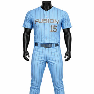 Hot Selling High Quality Custom Made <b>Baseball</b> Uniform Team Wear Sportswear 100% Polyester Anti-Bacterial Moisture-Wicking - Product Image 3