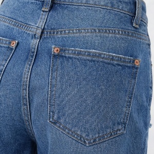 Shorts en jean amples en coton premium pour femmes, pantalons mi-longs d'été, streetwear pour filles, taille haute, couleur personnalisée, mode tendance - Product Image 5