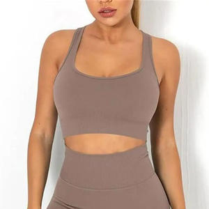 Ensemble de sport deux pièces pour femme de haute qualité : soutien-gorge et short, séchage rapide, respirant, pour gym et yoga, nouvelle collection, en Spandex et Nylon, 2026 - Product Image 6