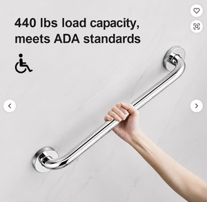 Best Selling Adjustable Tub Rail And Bath Safety Handle Senior Bath Assist <b>Bar</b> With Non Slip Grip For Post Surgery Use 16" - Product Image 6