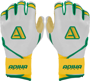 Guantes de Bateo de Béisbol de Cuero Premium, Ligeros, Duraderos, Antideslizantes, Transpirables, con Cierre de Velcro Personalizable - Product Image 1