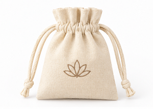 Bolsas de regalo de algodón al por mayor, bolsa de regalo con cordón de tela de algodón natural, bolsa ecológica para joyería - Product Image 2