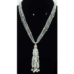 Collar con Colgante de Diseño de Alta Calidad y Moda con Cuentas para Mujer, Joyería Elegante para Bodas - Product Image 2