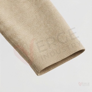 Conjunto de Yoga sin Costuras para Mujer, 2 Piezas, Top Corto con Espalda Cruzada y Cuello Redondo, Leggings Largos de Cintura Alta, Color Beige Sólido - Product Image 6