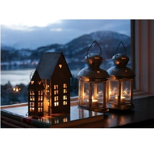 Lanterne à vent populaire et très vendue pour l'extérieur et l'intérieur, support de lampe, lanterne décorative de Noël pour l'extérieur - Product Image 2