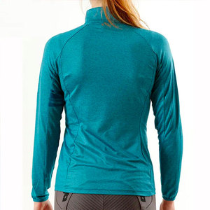 Haut de sport pour femme Econex, à manches longues, en tricot uni, taille haute, séchage rapide, respirant, en spandex et polyester - Product Image 5