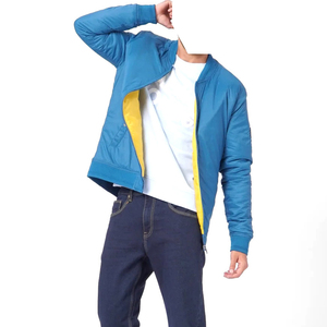 2026 Wholesale High Street <b>Stand</b> Collar Bomber Jacket Windproof Coat with Zipper Pockets Light <b>Weight</b> Bomber Jackets - Product Image 3